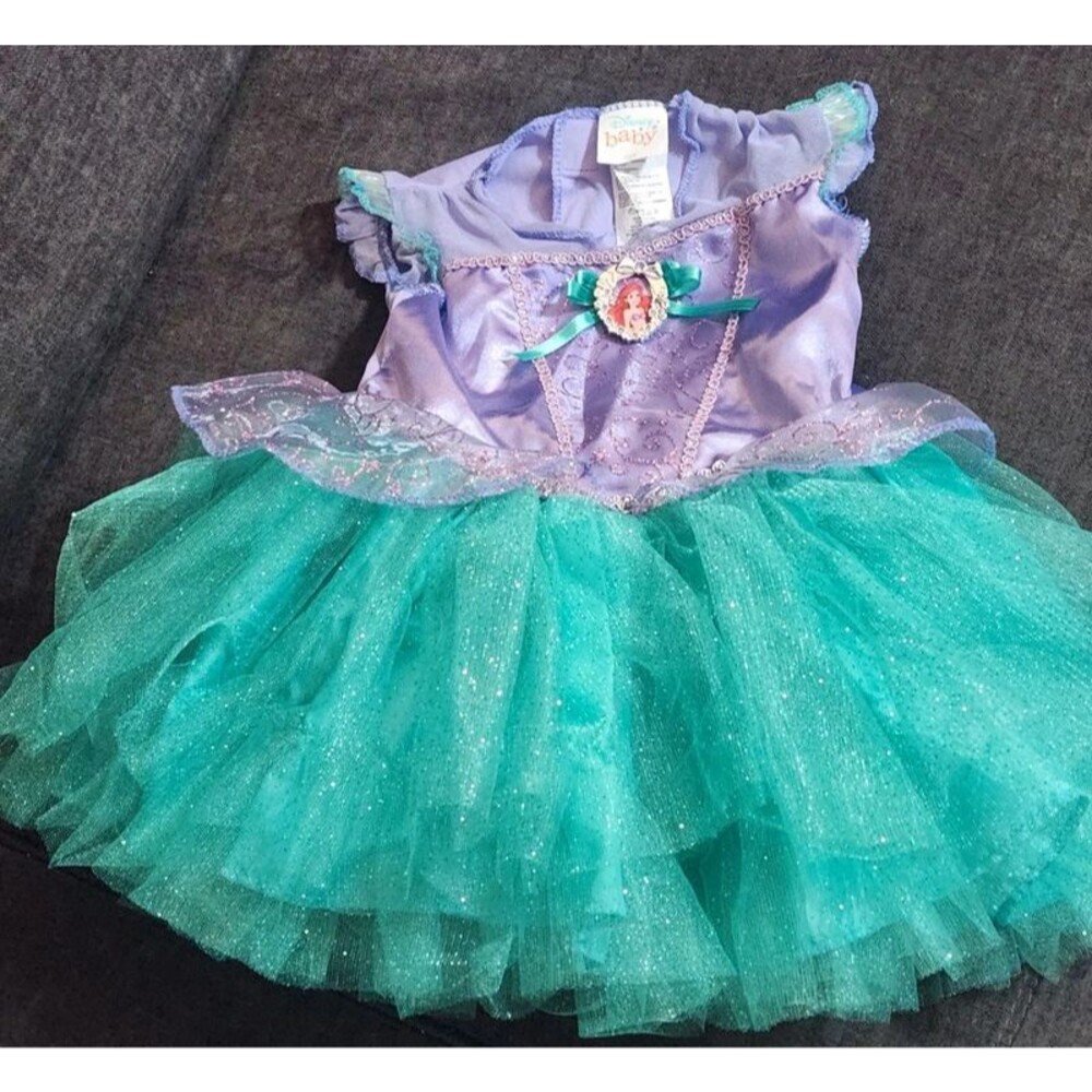 Disney Baby Ariel costume tulle tutu skirt 6-12 months